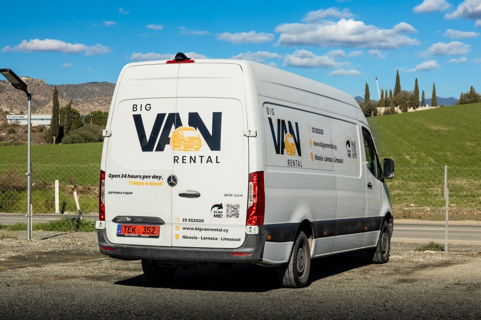 Van Rental Cyprus | Self Drive Van Rental Cyprus | Big Van Rental