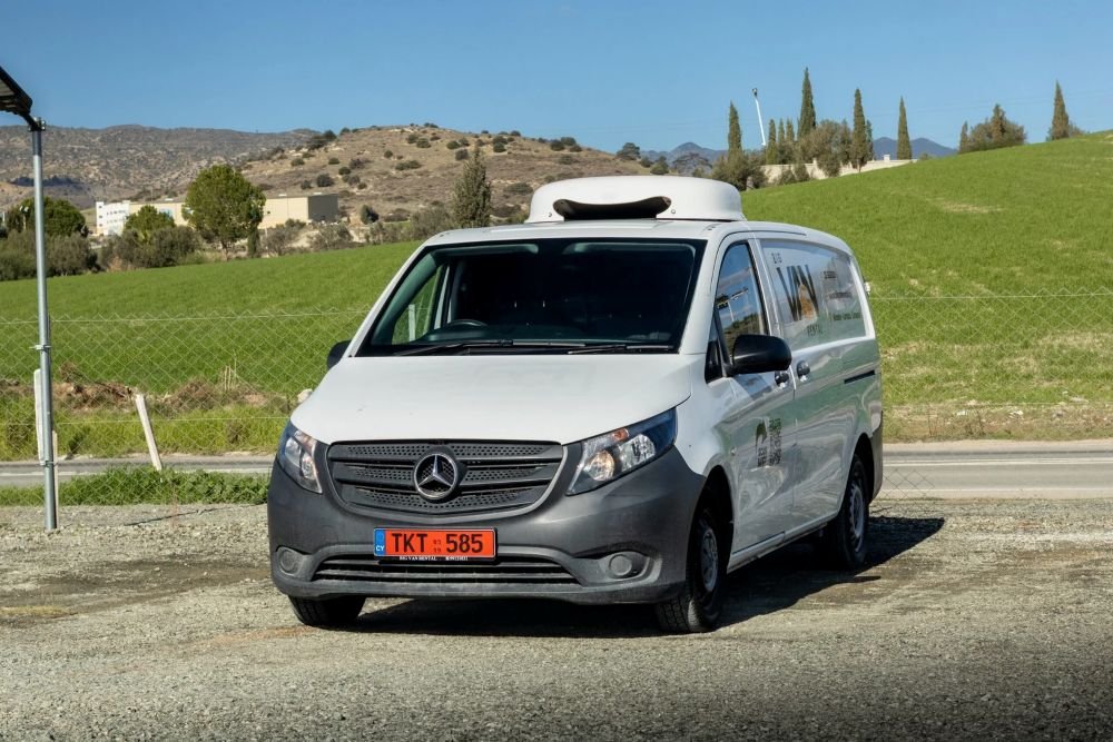 Fridge van from Big Van Rentals for safely transport temperature-sensitive goods in Cyprus